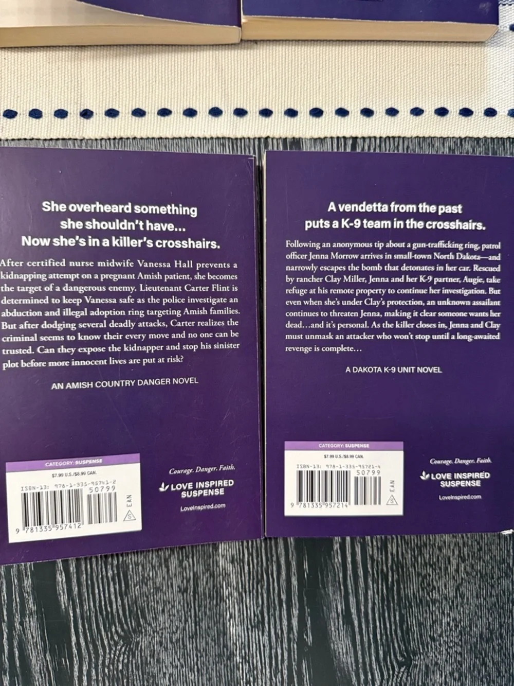 (12)-Love Inspired Suspense Paperback Book Bundle